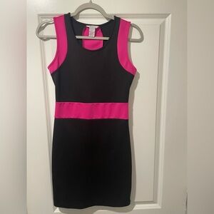 Candie's Black and Pink Dress